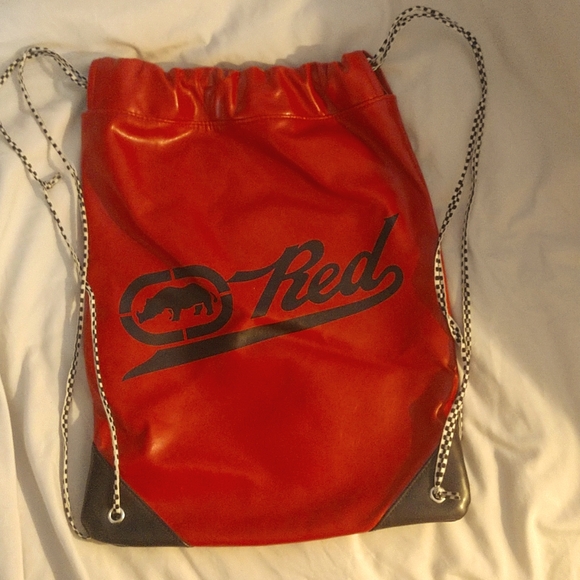 Ecko Red faux leather backpack - Picture 1 of 8
